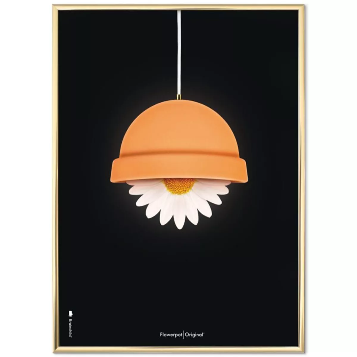 #1 - Plakat med Flowerpot - 50 x 70 cm
