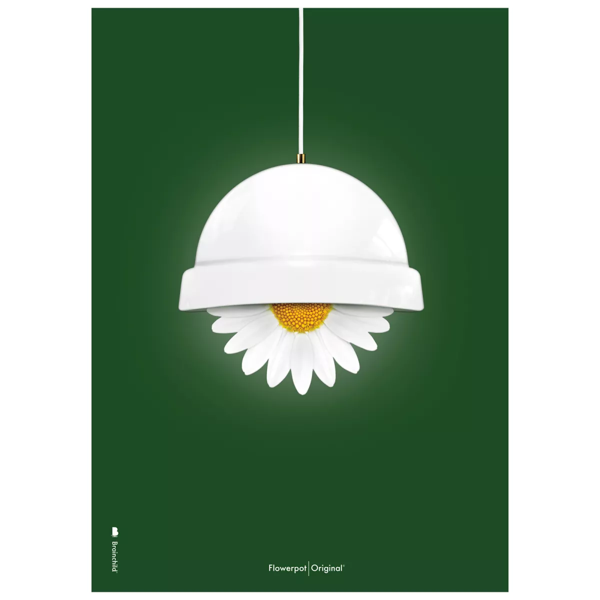 #1 - Variant: Plakat med Flowerpot - Grøn Klassisk
