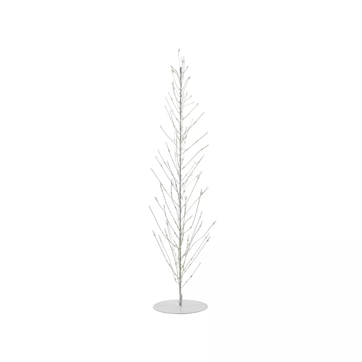 #2 - Glow, Juletræ i ståltråd by House Doctor (D: 12 cm. x H: 60 cm., Hvid)