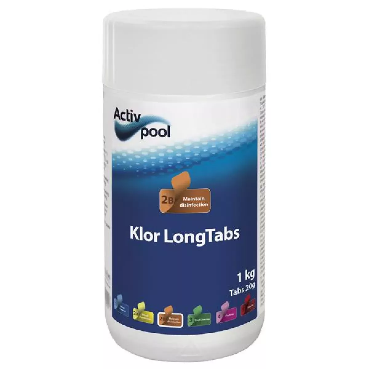 #1 - Activ Pool Klor LongTabs 20G 1 kg