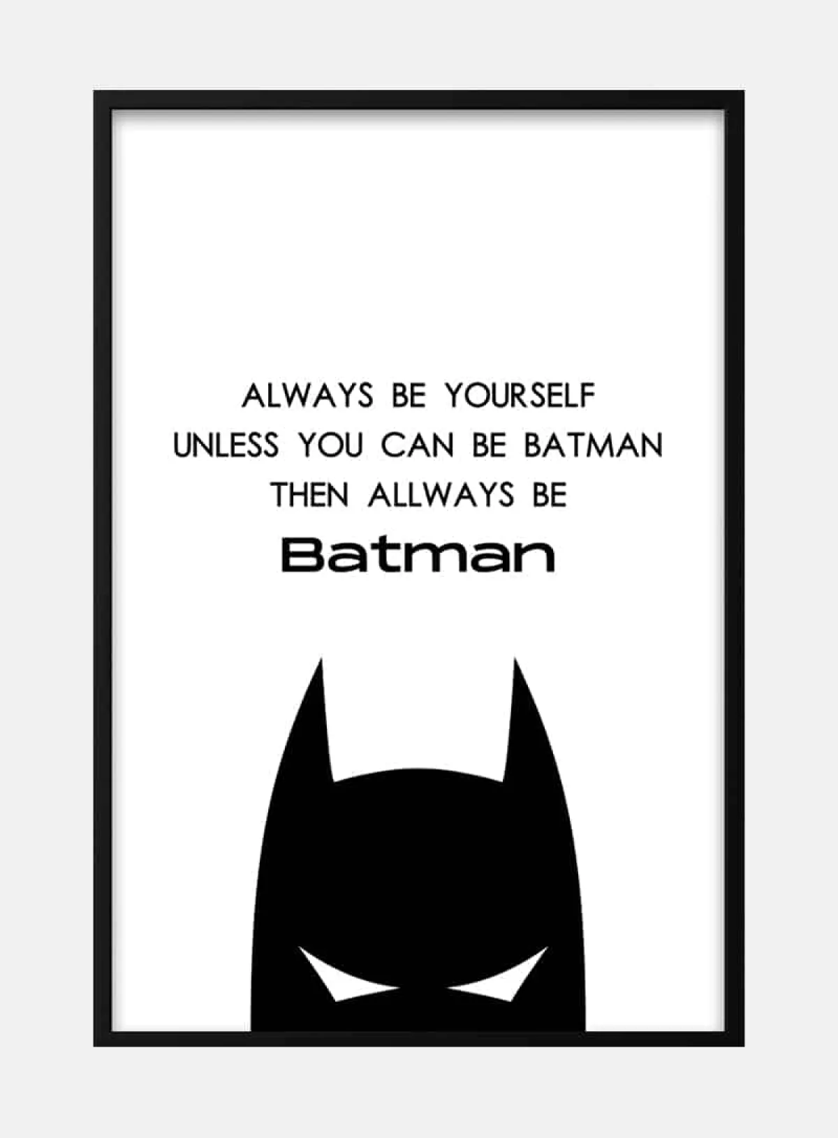 #1 - Batman plakat til børn