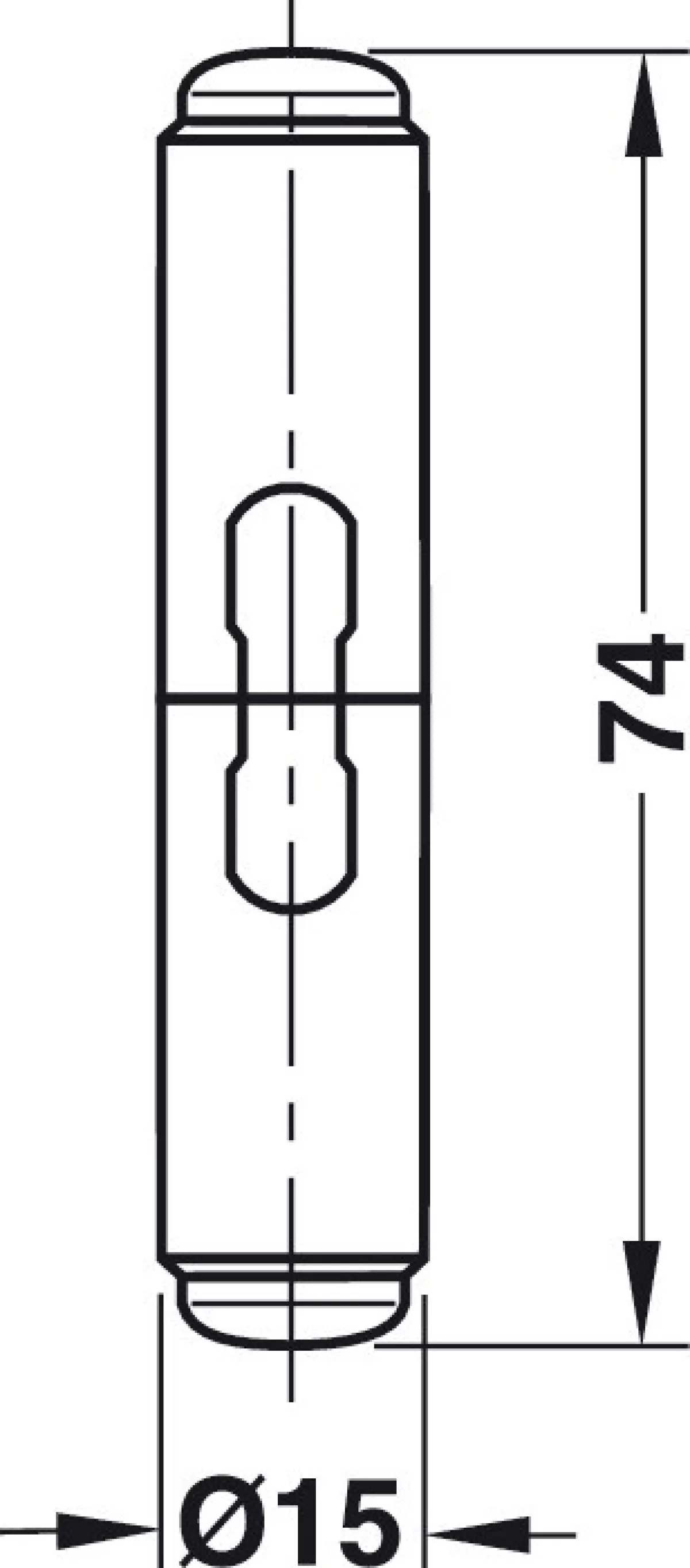 #2 - Dekorativ dækkappe til FI 1 indboringshængsel