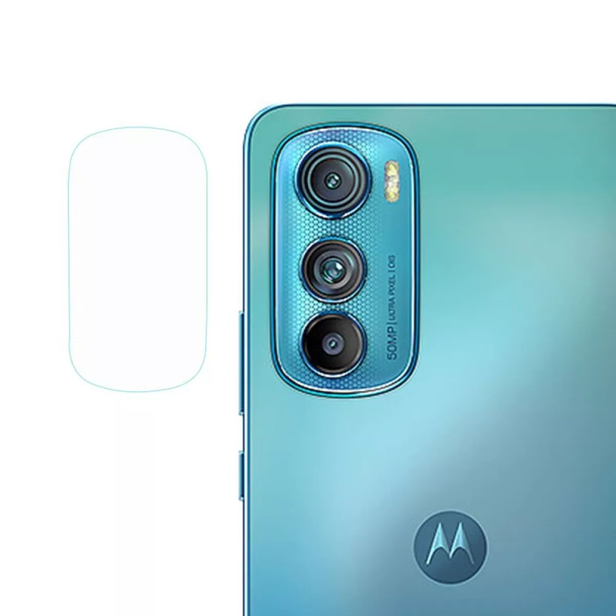 #1 - Motorola Edge 30 Kamera Beskyttelsesglas - Gennemsigtig