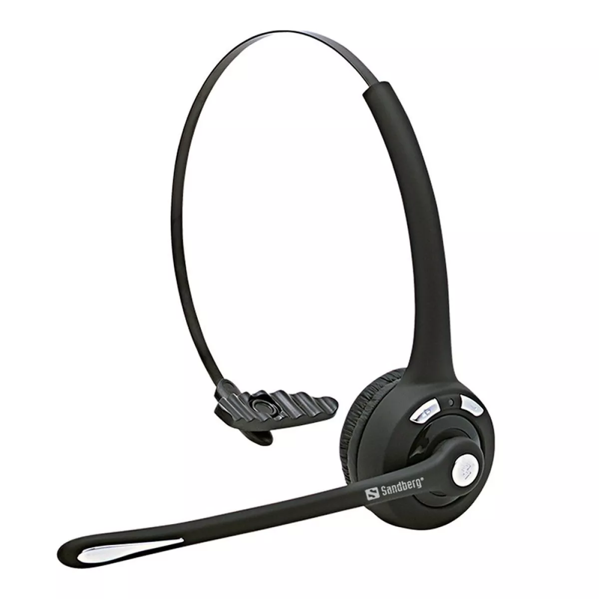 #1 - Sandberg Bluetooth Kontor Headset m. Mikrofon - Sort