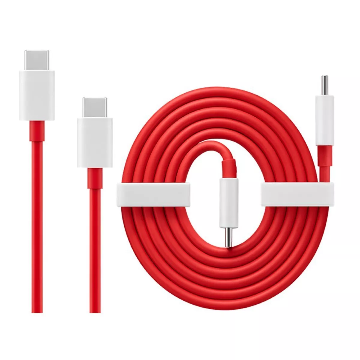 #3 - OnePlus Warp Charge (6.5A/65W) USB-C til USB-C Data- og Opladerkabel 1m