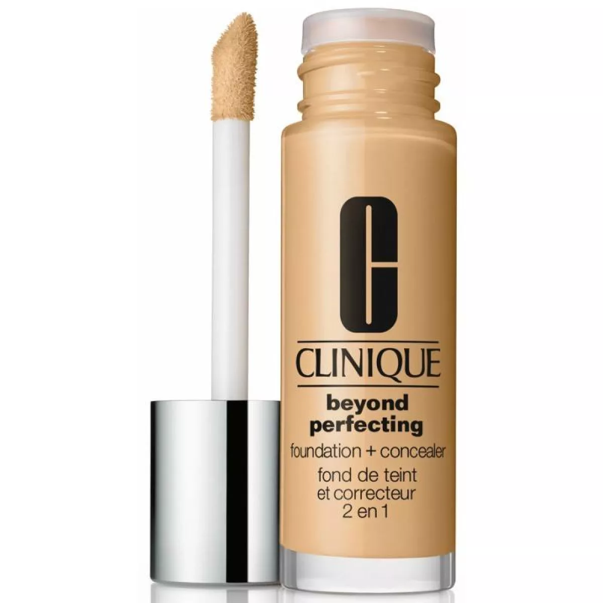 #1 - Clinique Beyond Perfecting Foundation + Concealer 30 ml - Cork