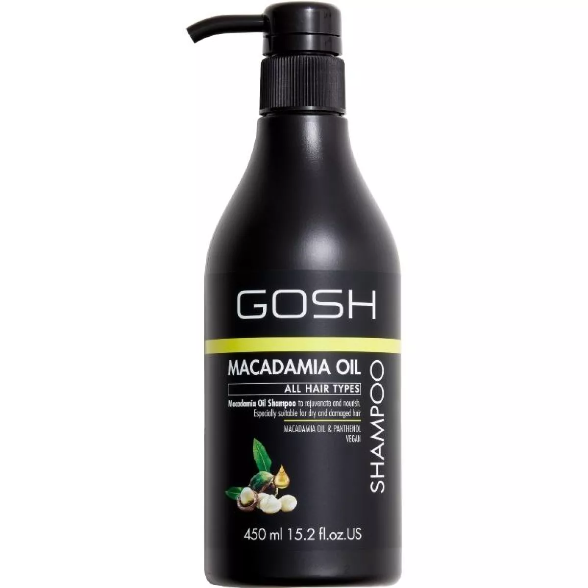 #2 - GOSH Shampoo Macadamia Oil 450 ml