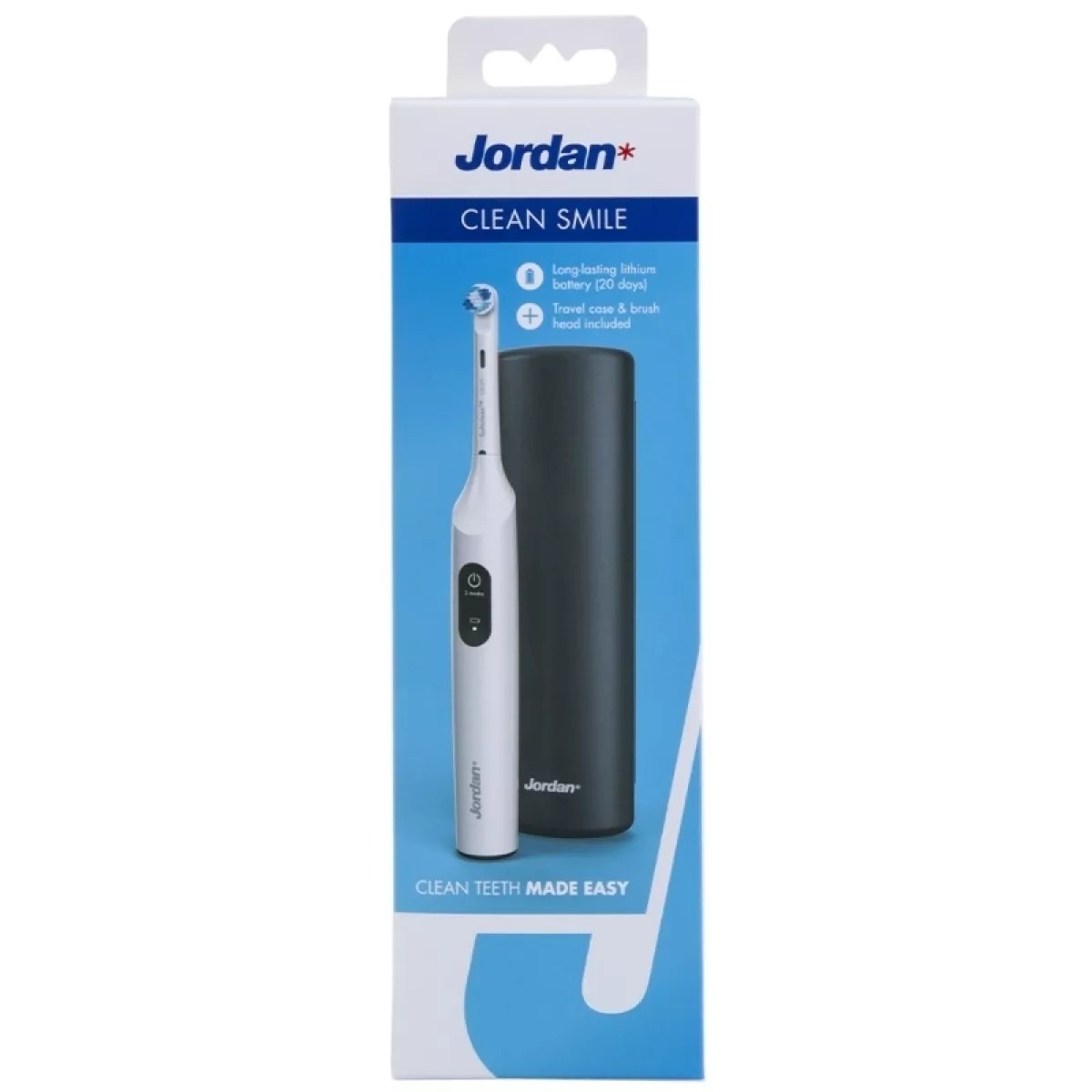 #1 - Jordan Clean Smile Electric Toothbrush - Black