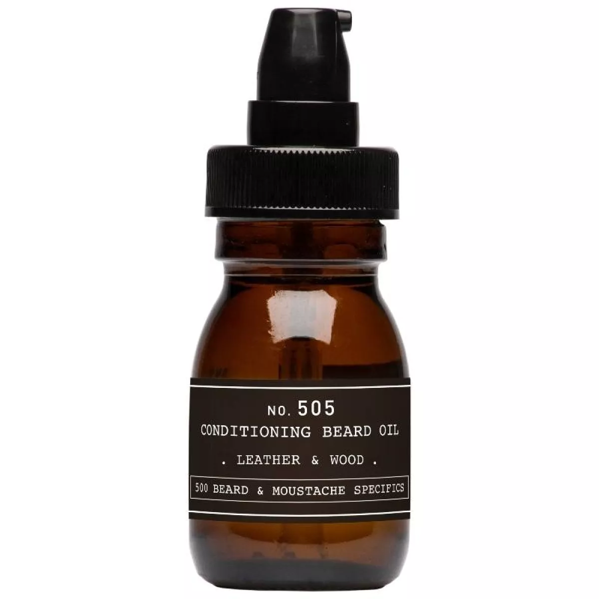 #1 - Depot No. 505 Conditioning Beard Oil 30 ml - Leather & Wood