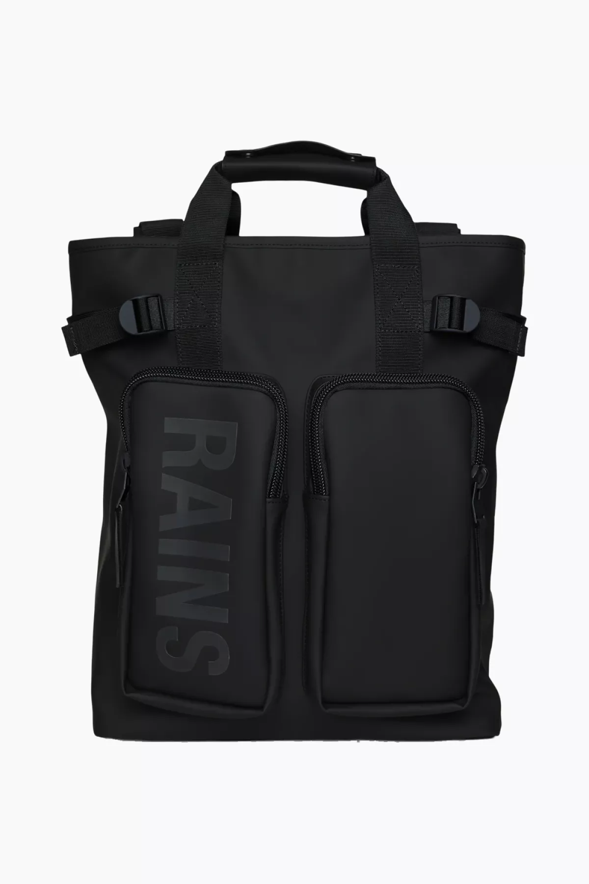 #2 - Texel Tote Backpack - Black - Rains - Sort One Size