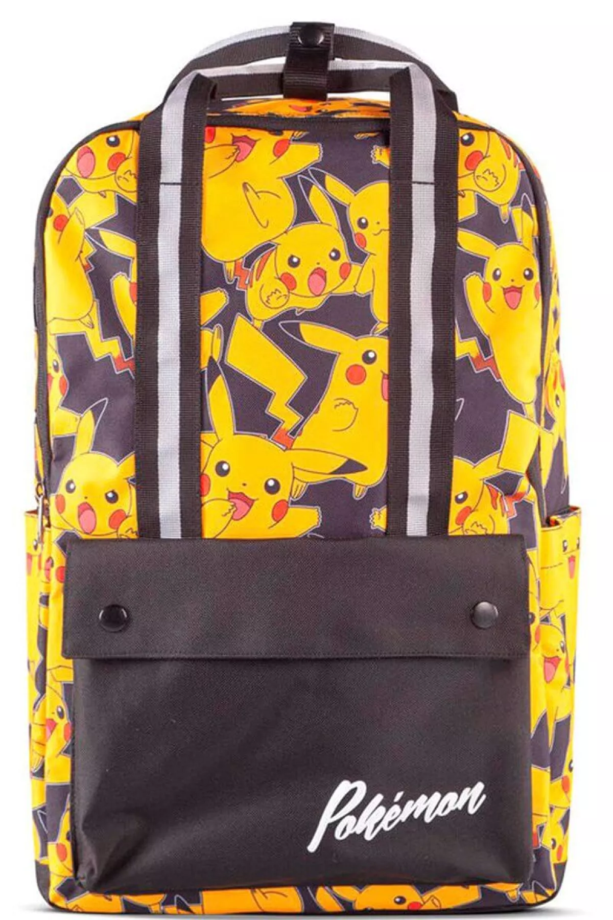 #2 - Pokémon - Rygsæk Med Pikachu - Sort Gul