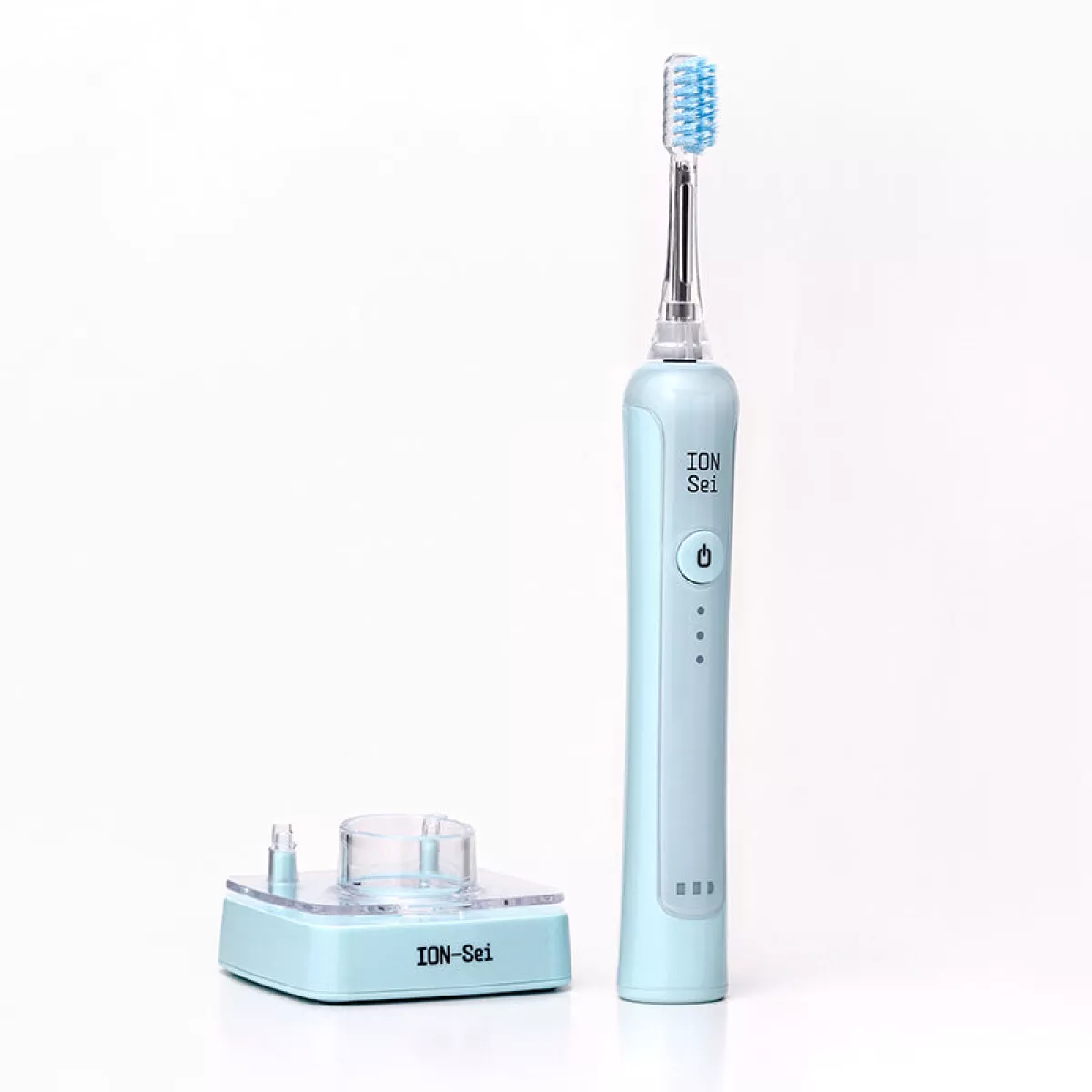 #1 - ION-Sei Sonisk Elektrisk Tandbørste, LakeBlue