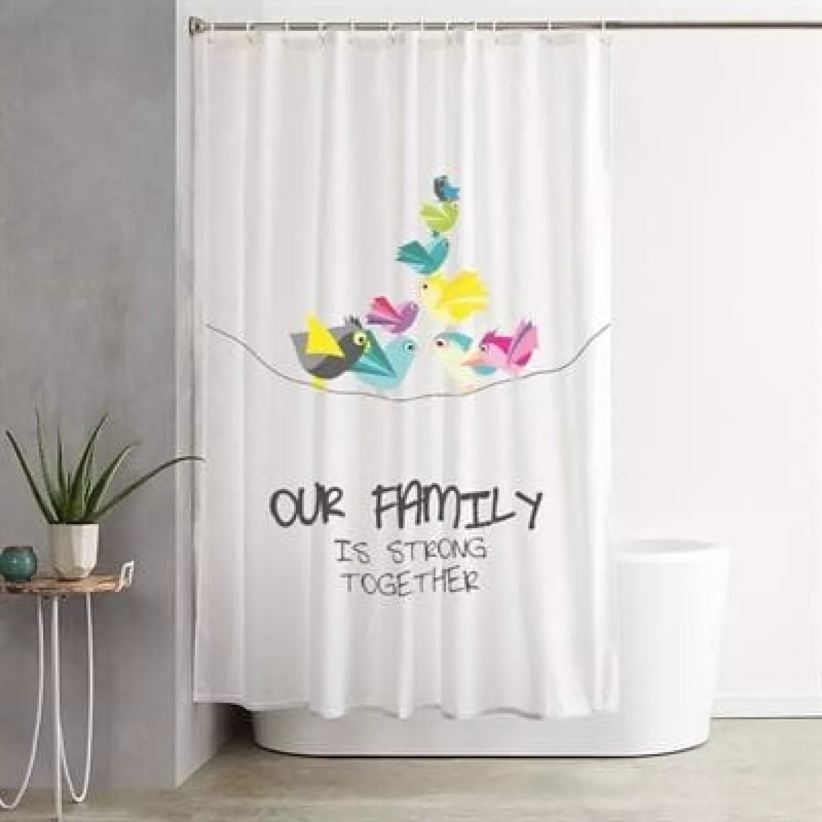 #1 - Our Family - Badeforhæng