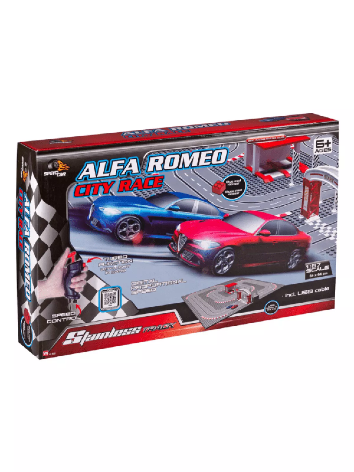 #1 - Speedcar Alfa Romeo City Race Racerbane 1:87