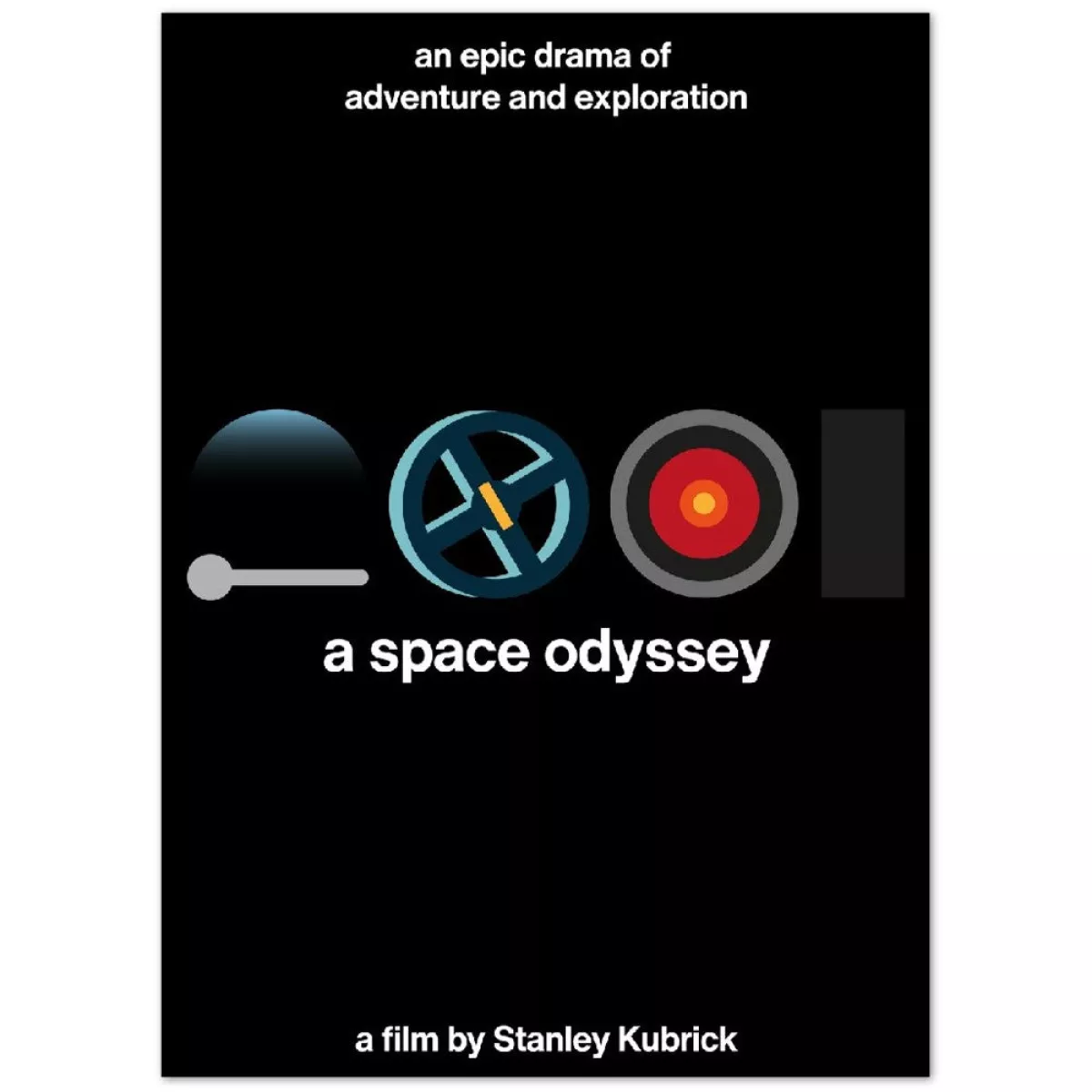 #1 - Filmplakat - A Space Odyssey Artwork Plakat, 13x18 cm / 5x7?