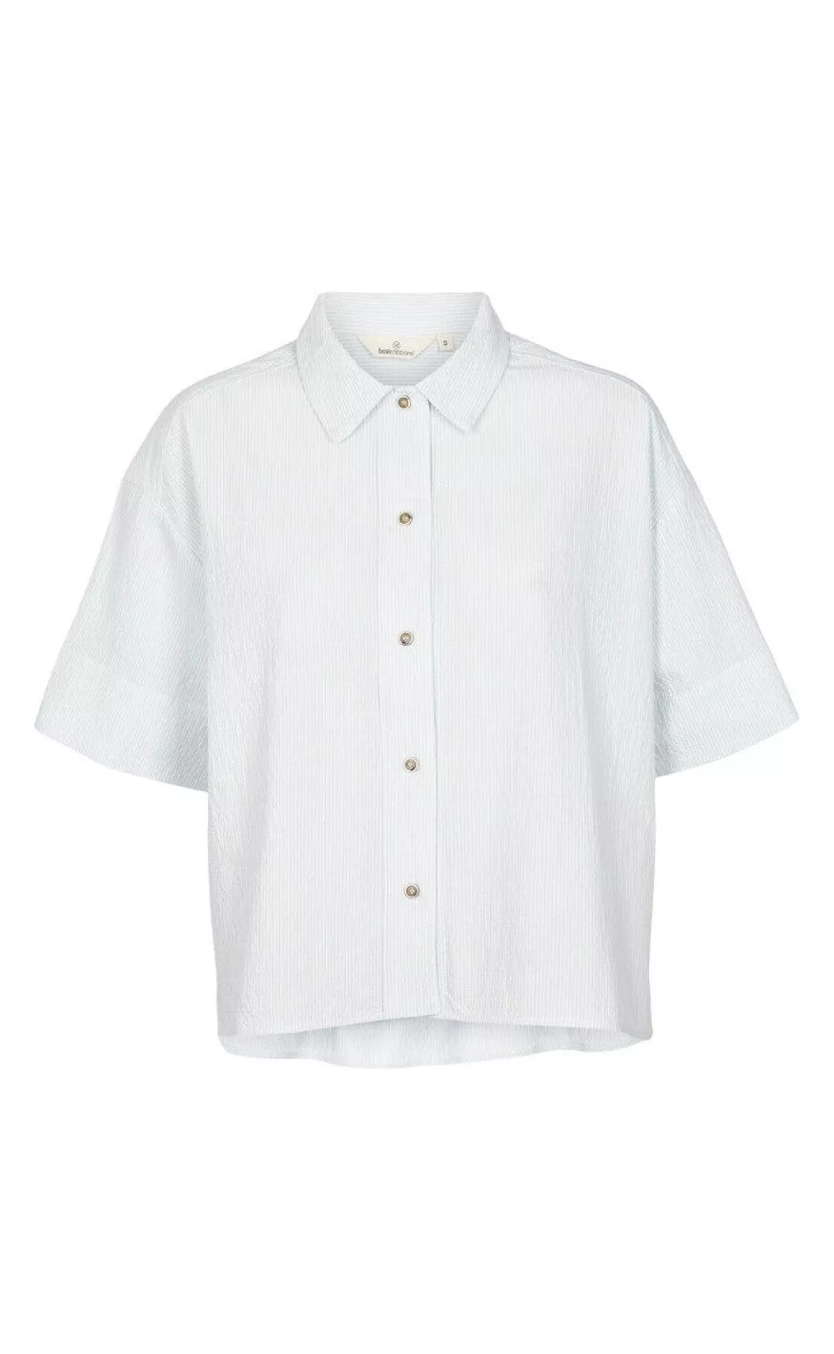 #1 - Basic Apparel Skjorte - Vilde - Cashmere Blue