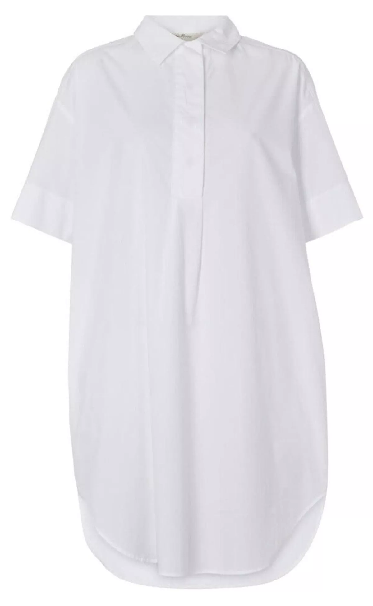 #1 - Basic Apparel Skjortekjole - Vilde Tunique - Bright White