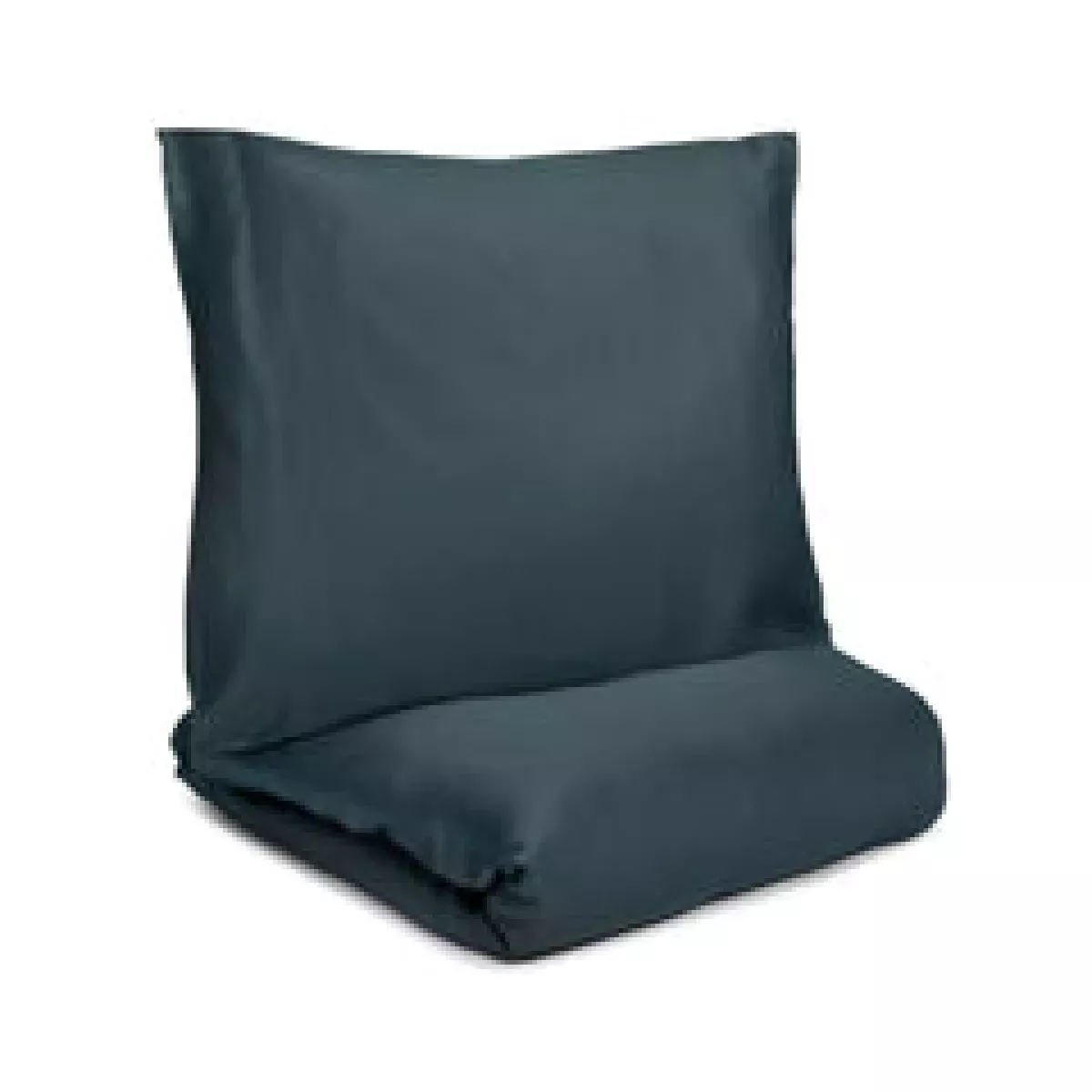 #1 - Hugged® Bambus junior sengetøj 100x140 cm - Navy blå 100x140cm