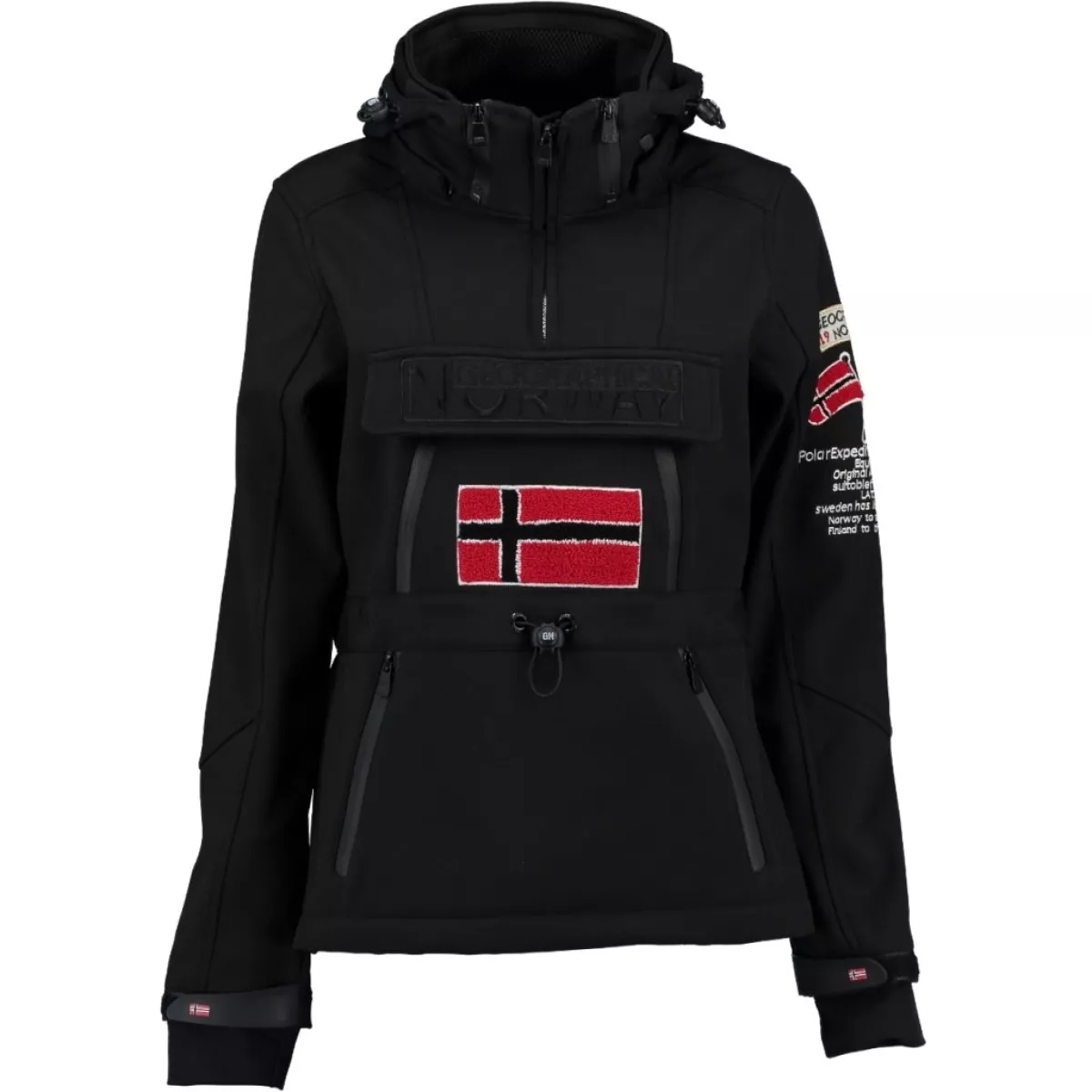 #3 - GEOGRAPHICAL NORWAY Softshell Dame TULBEUSE - Black