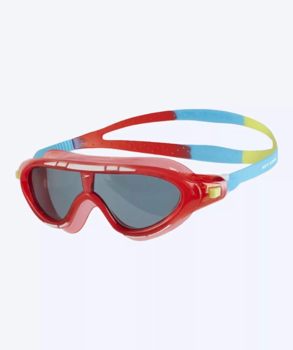 #2 - Speedo dykkerbriller til børn - Rift - Rød/lyseblå/grøn (Smoke glas)