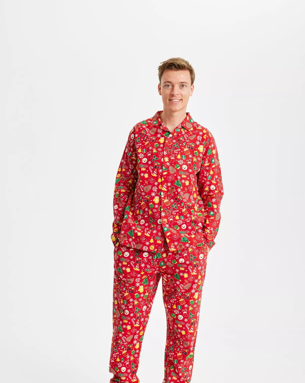 #1 - Crazy julepyjamas Flannel - Herre.