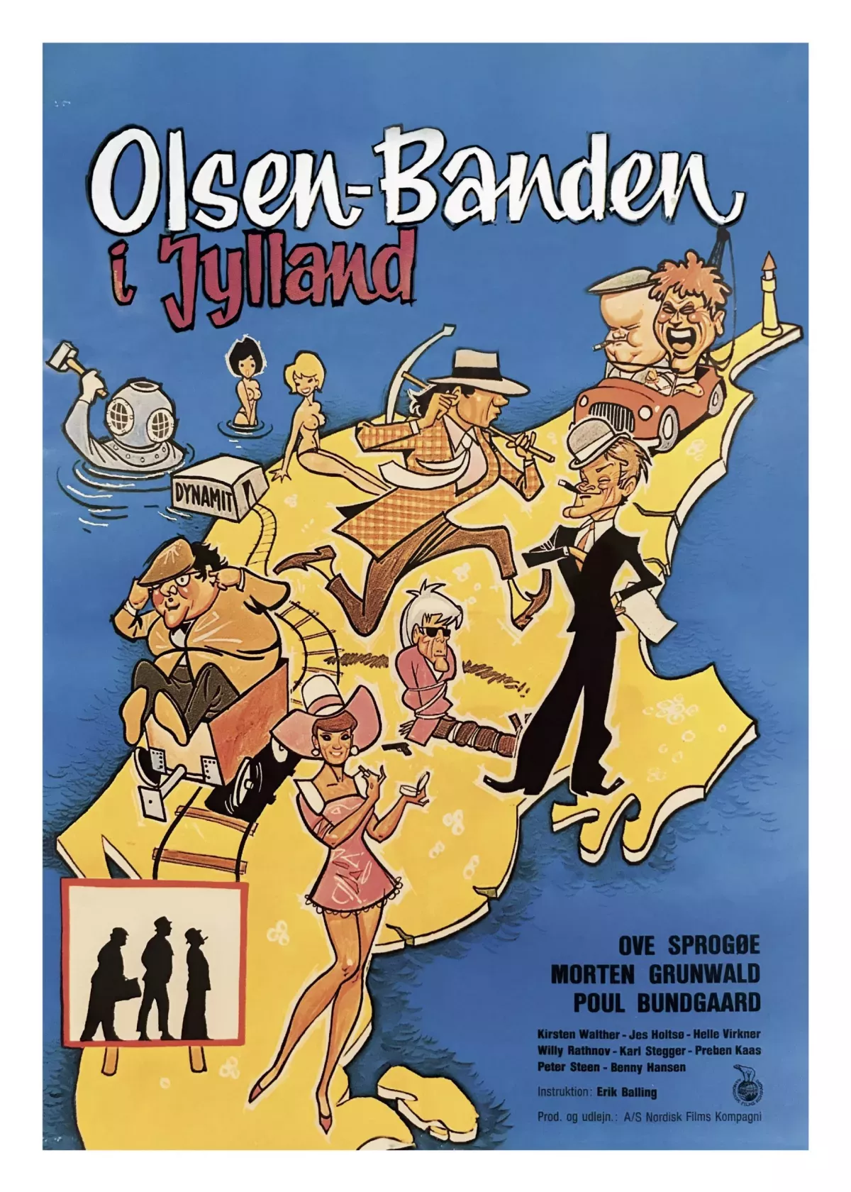 #3 - Olsen Banden i Jylland - Filmplakat