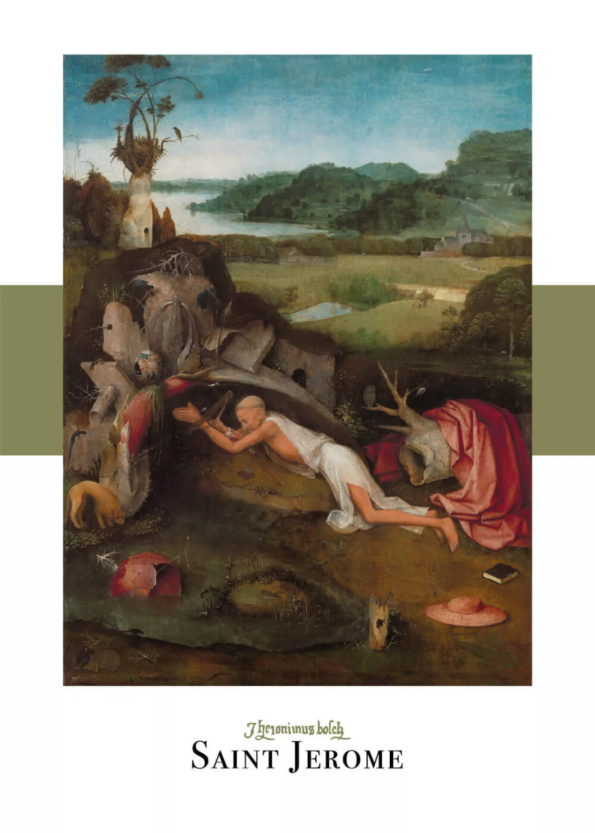 #1 - Saint jerome - Hieronymus Bosch museumsplakat