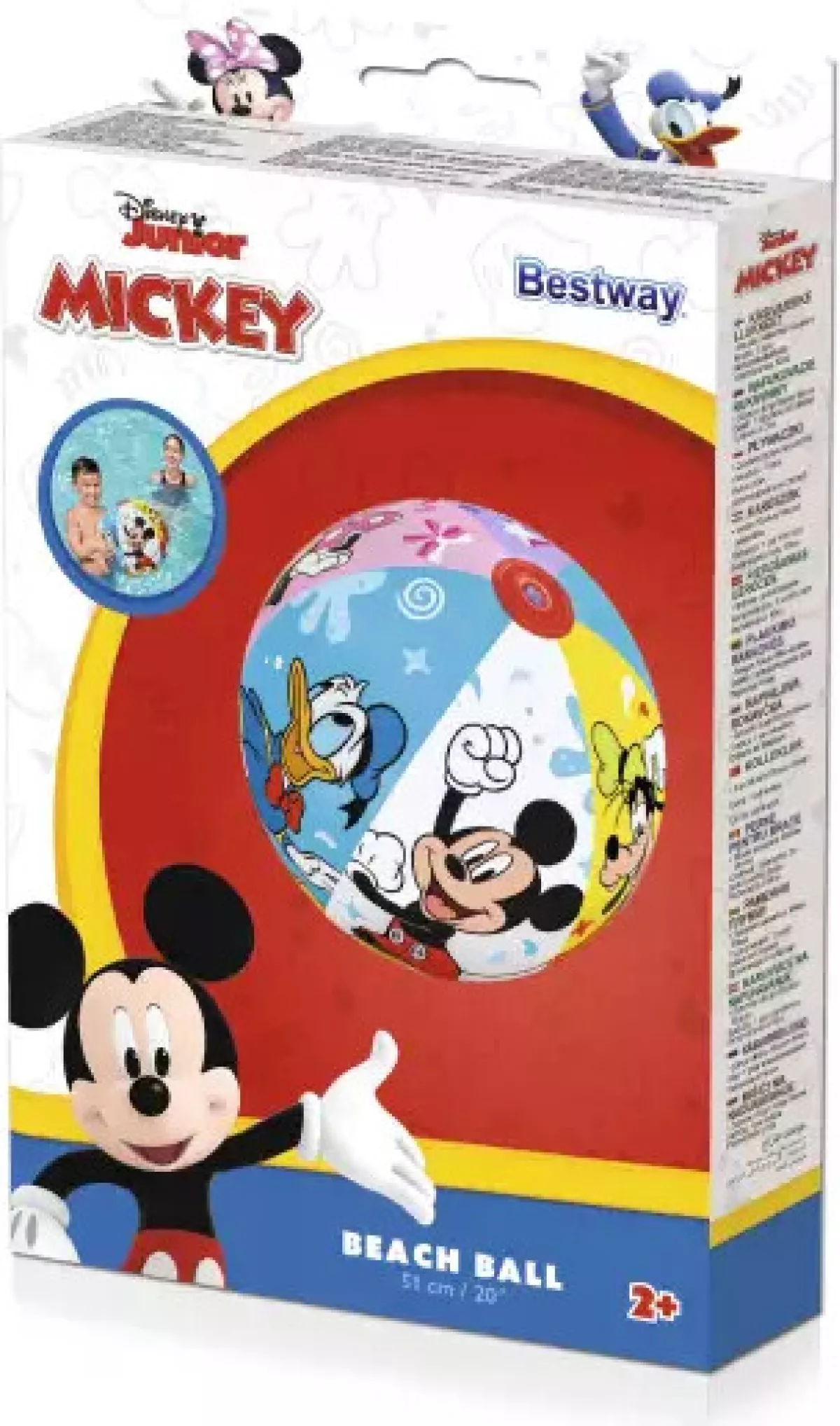 #3 - Disney - Mickey Mouse Badebold - Bestway - 51 Cm