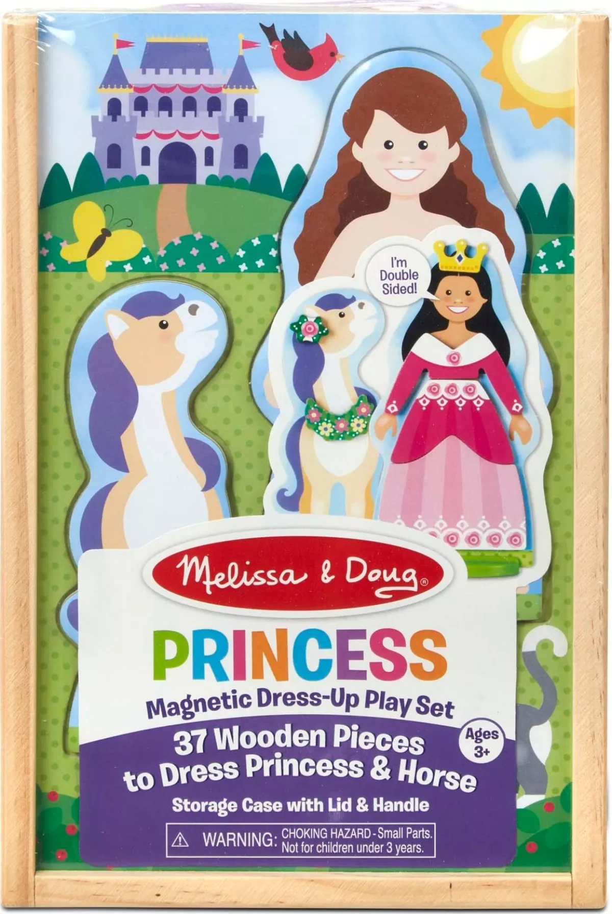#3 - Magnet Påklædningsdukke - Melissa And Doug - Prinsesse
