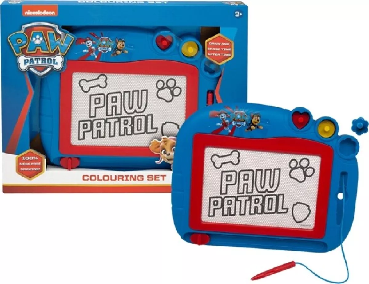#3 - Paw Patrol - Magnetisk Tegnetavle Med Stempler