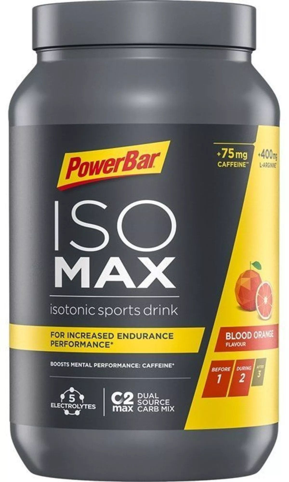 #1 - Powerbar ISO MAX - Energipulver - Blood Orange 1.200g