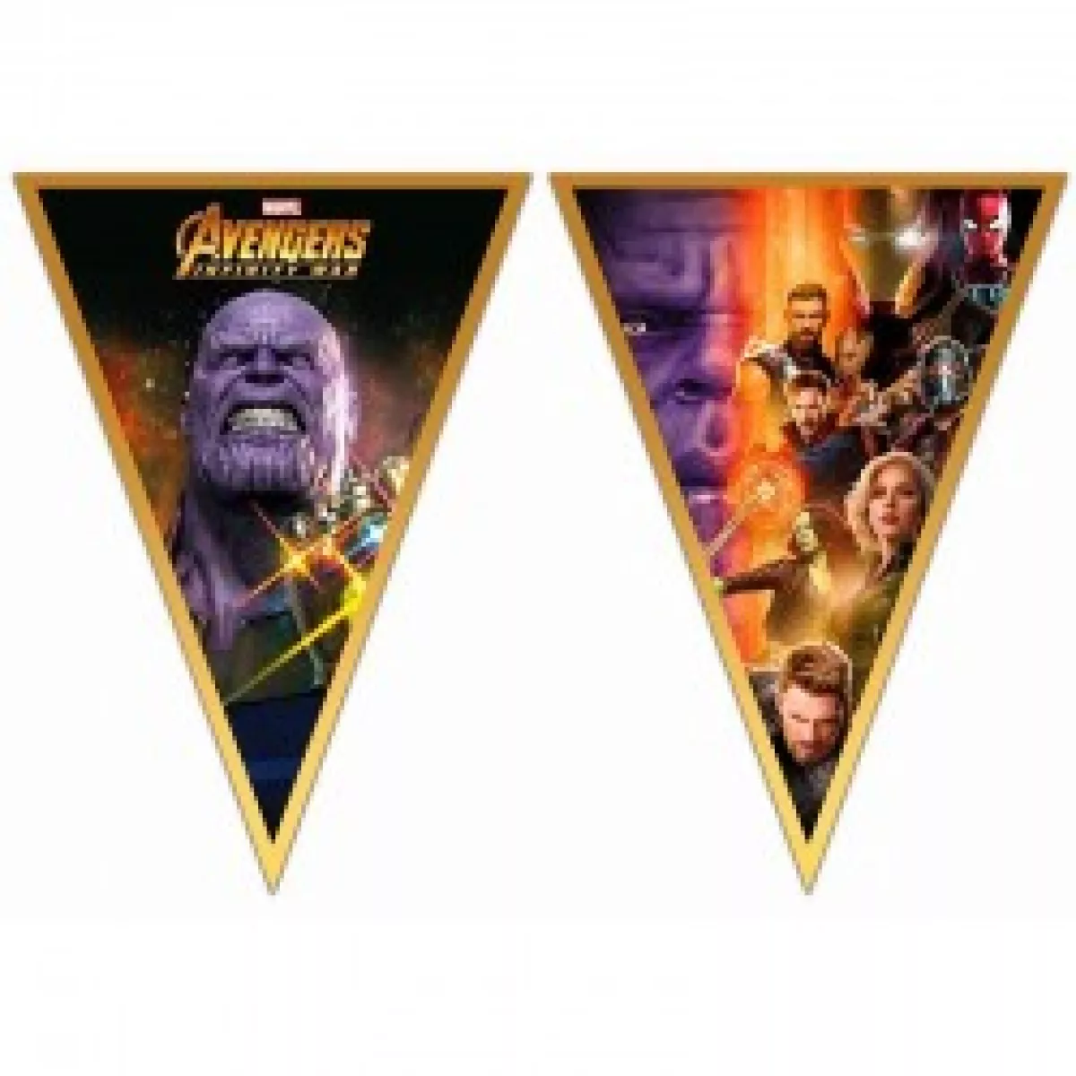 #1 - Flagbanner Avengers Infinity War 2,3 m.