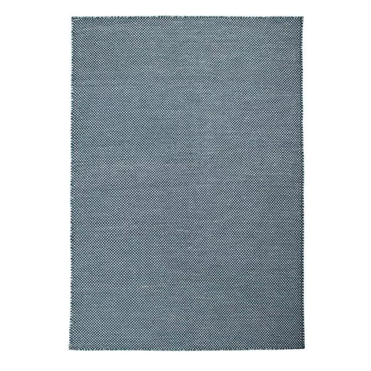 #1 - HC Tæpper Bali - 80% uld og 20% bomuld - Blue - 50 x 80 cm