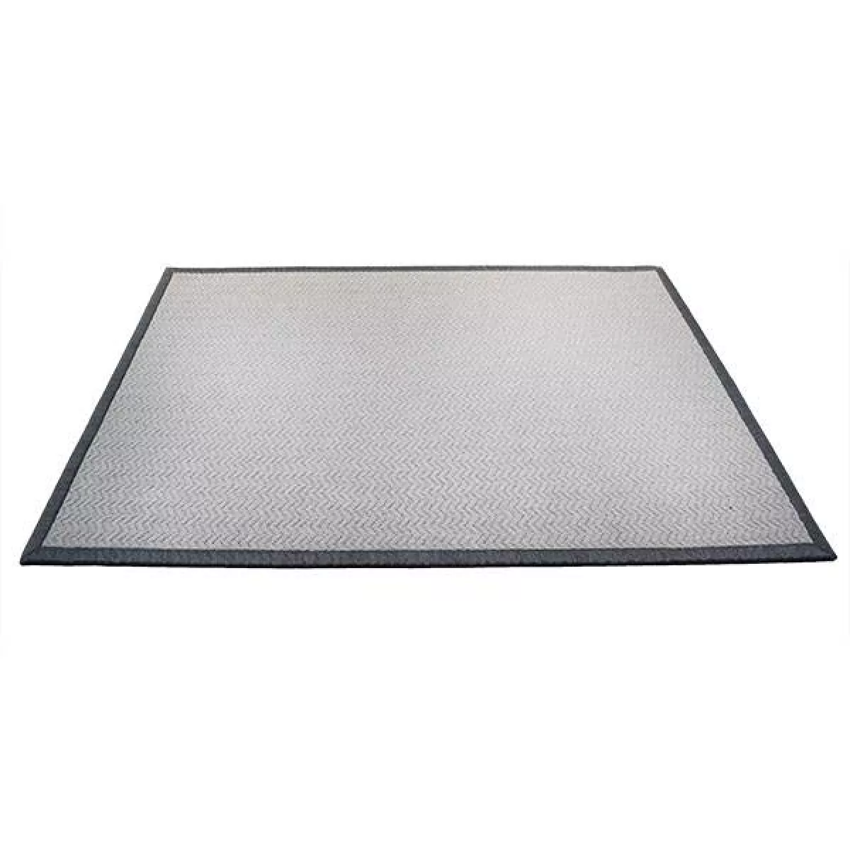 #1 - Bolero afpasset tæppe med kantbånd - grå - 200 x 300 cm.