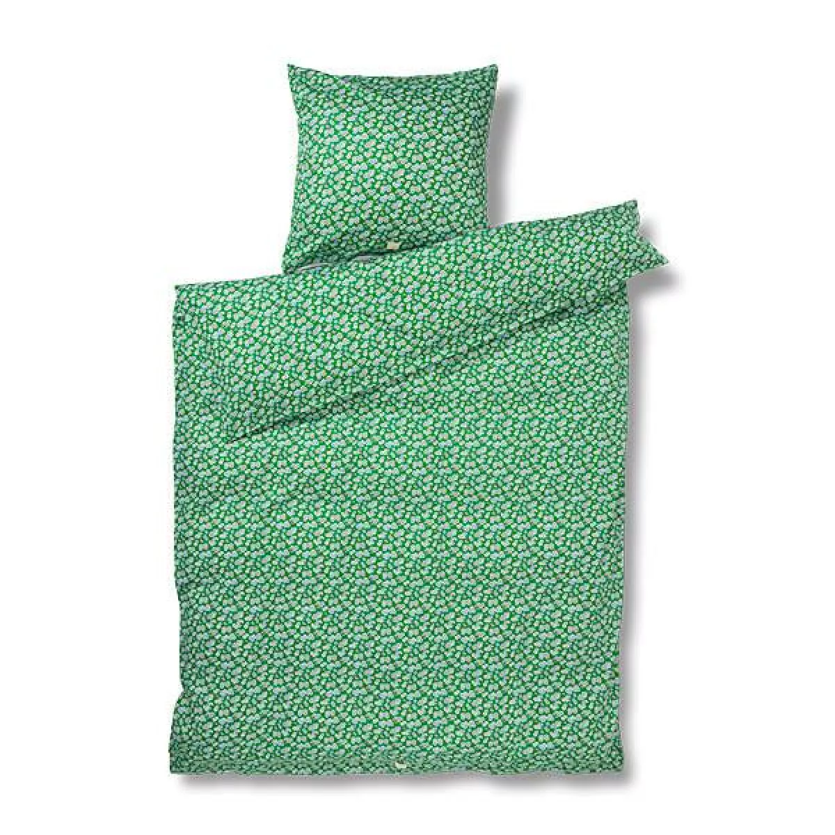 #1 - Juna Pleasantly sengetøj - Grøn - 140x200 cm