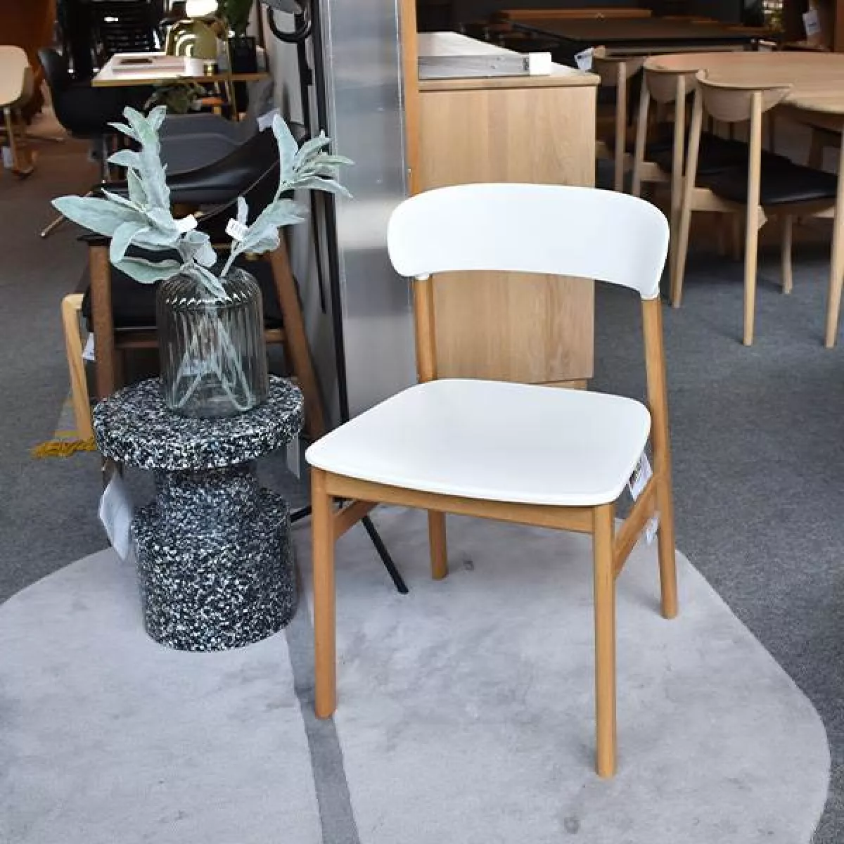 #3 - Normann Copenhagen Herit stol - Hvid - udstillingsmodel