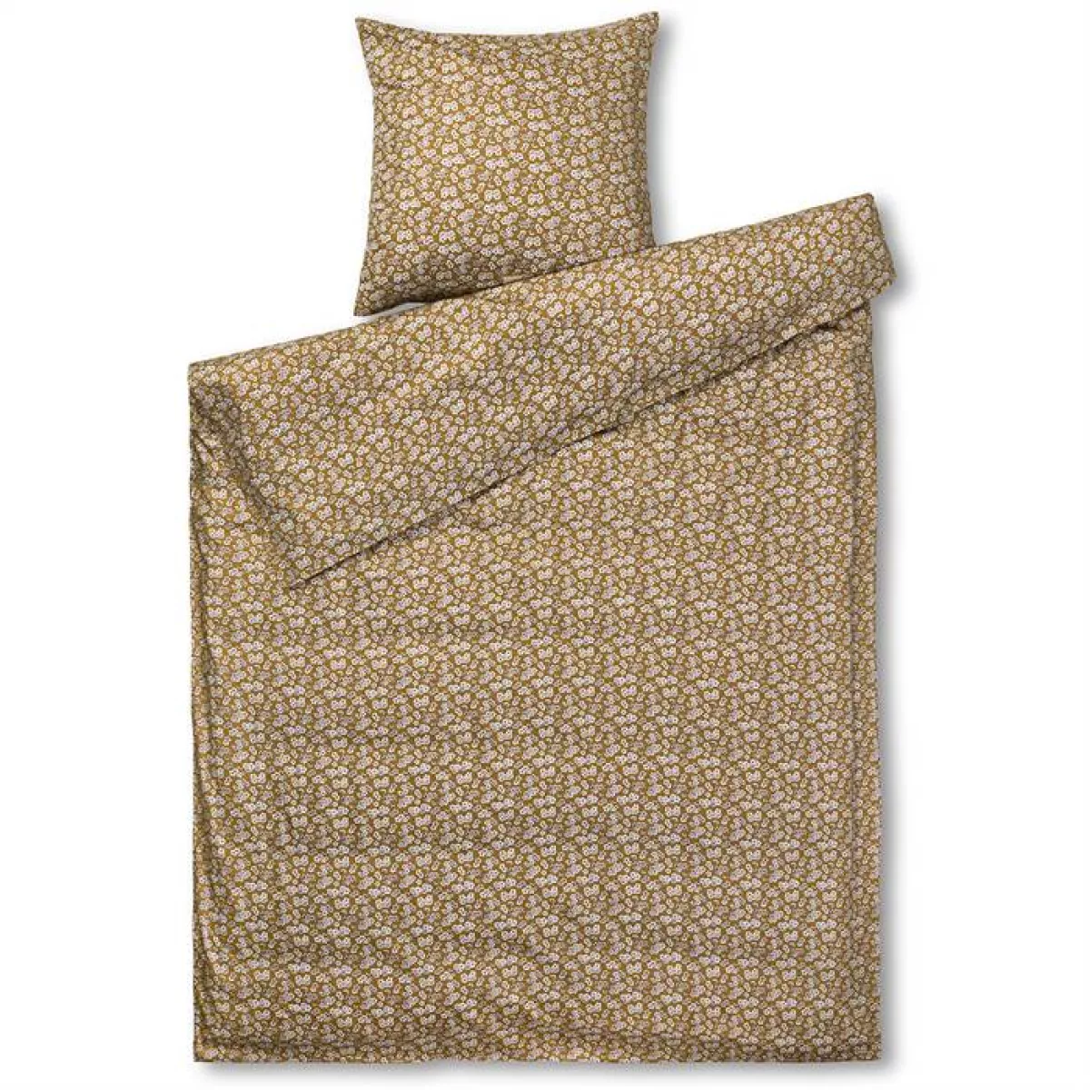 #3 - Juna Pleasantly sengetøj - Mustard - 140 x 200 cm