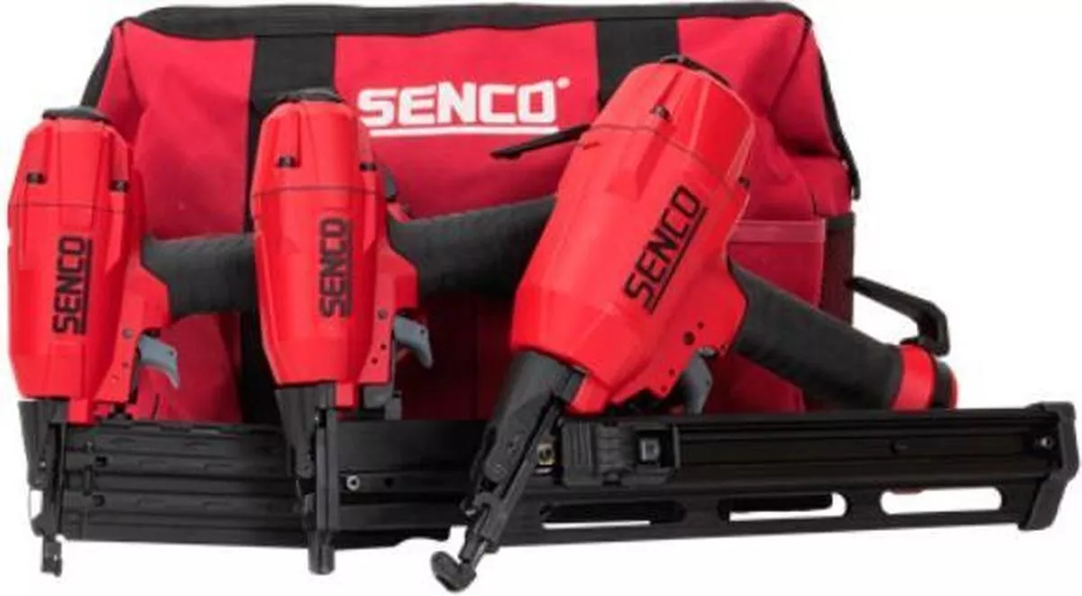 #2 - SENCO 3-TOOL Kit stift-, dykker- og klammepistol i taske