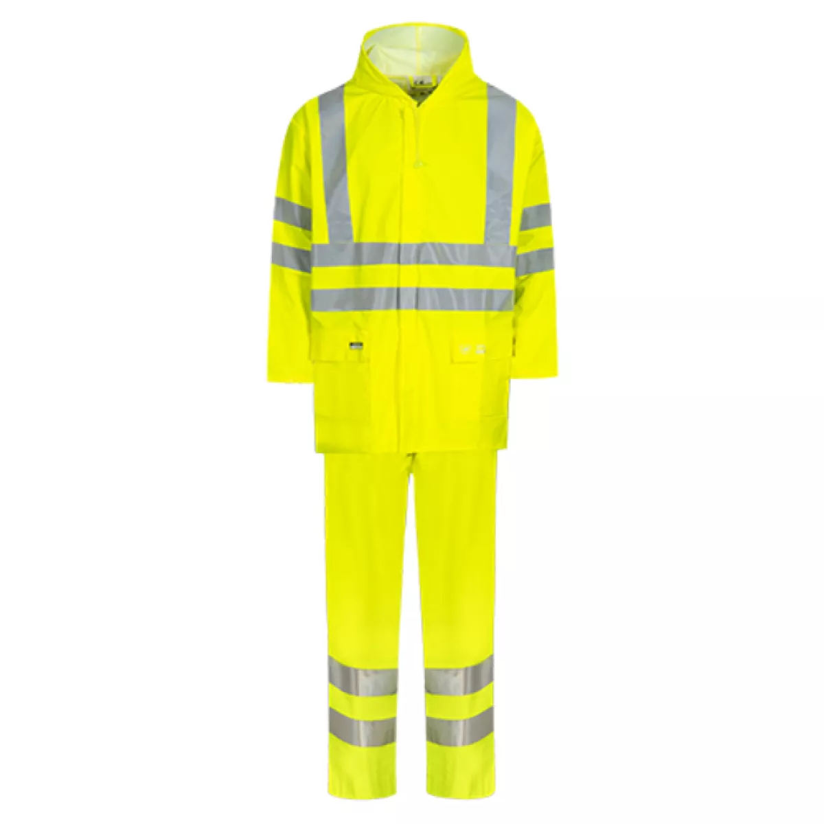 #3 - Lyngsøe arbejds regntøjssæt Hi-Vis EN471 saturn gul LR552 (S)