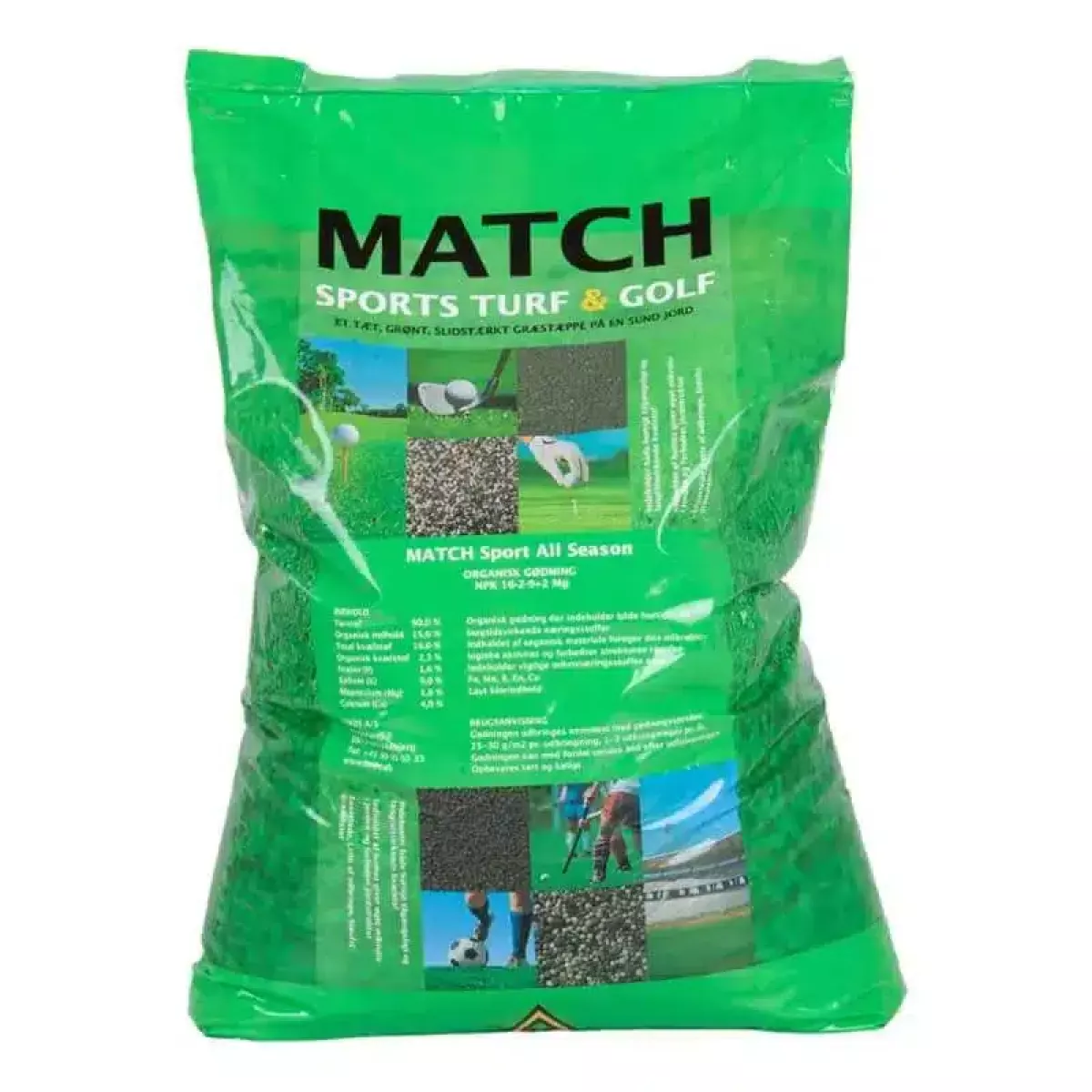 #1 - Gødning MEMON Match Sport - 16-2-9 + 2,4 Mg organic