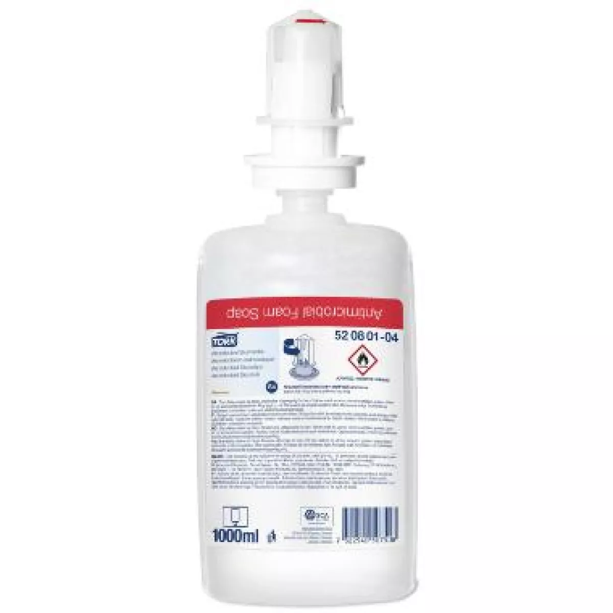 #2 - Tork Premium antimikrobiel skumsæbe med ethanol, refill til Tork S4, 1000 ml