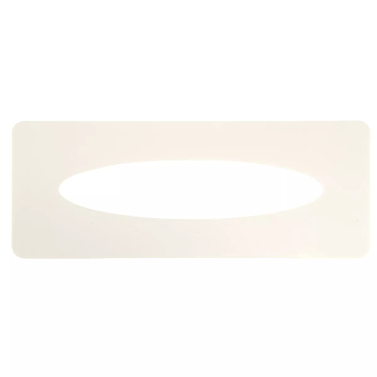 #1 - Bundplade / Indlægsplade til håndklædeark dispenser, Hvid