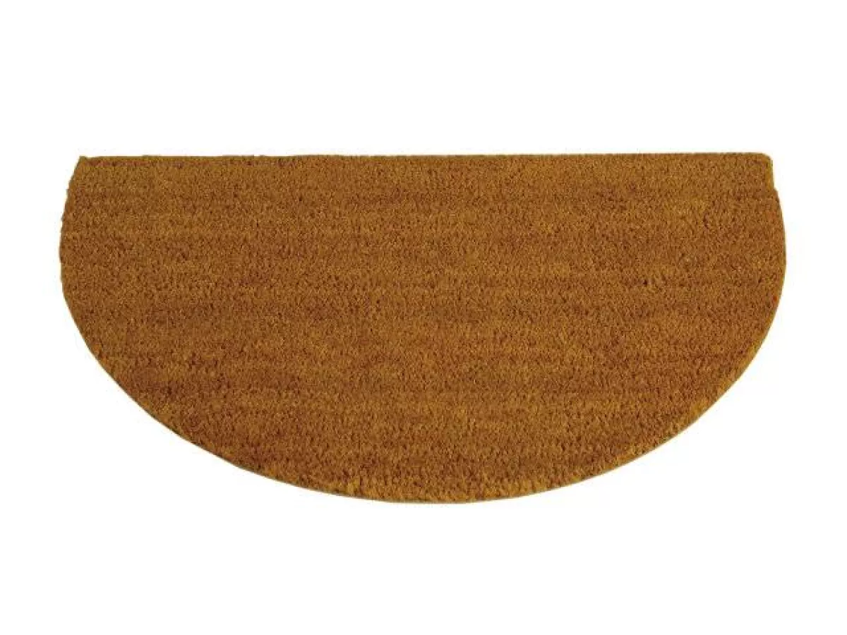 #3 - Clean Carpet kokosmåtte natur 15 mm. Halvmåne 50x80 cm