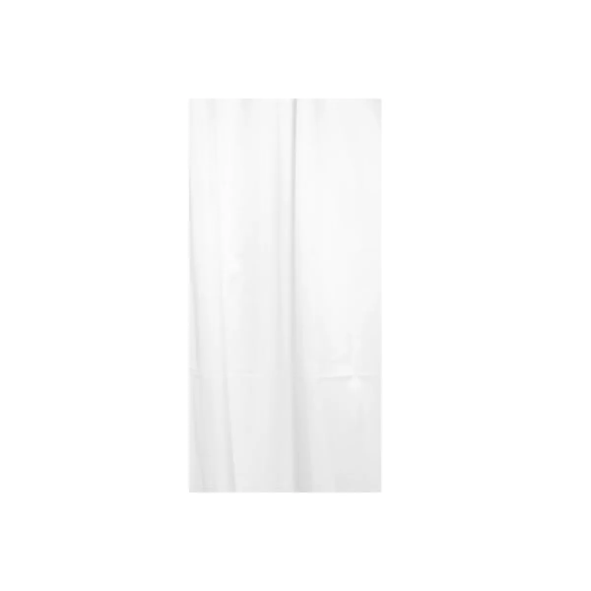 #1 - Solid Badeforhæng 180x200 cm Hvid