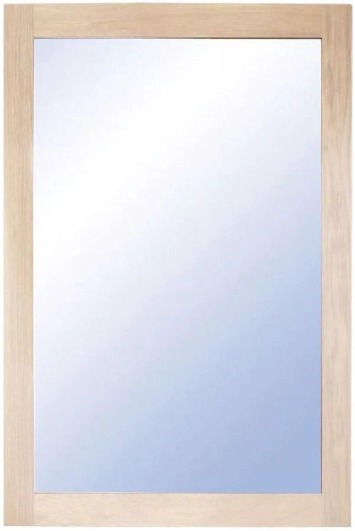 #1 - Nova, Vægspejl, Træramme by Oscarssons Möbel (H: 90 cm. B: 60 cm., Hvidolieret egetræ)
