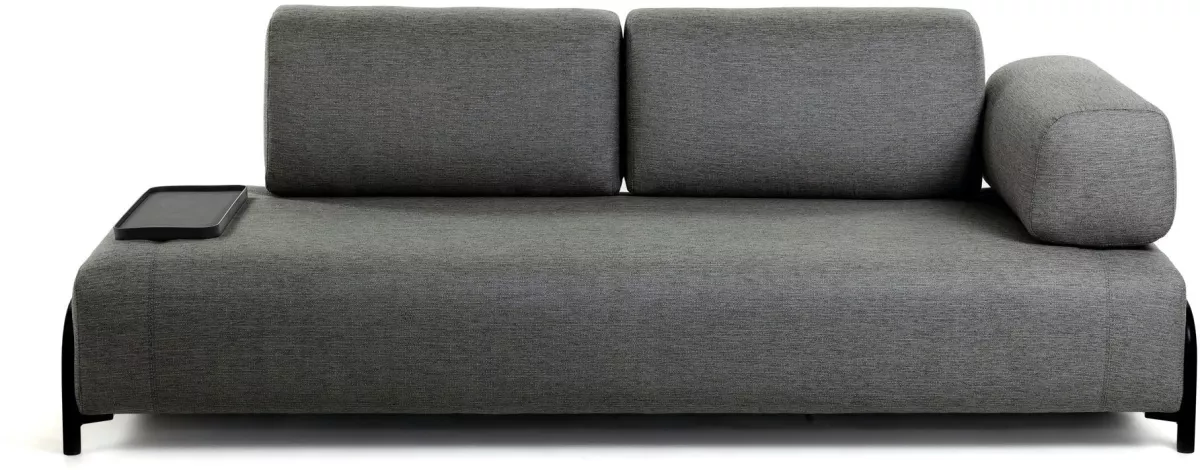 #1 - Compo, 3-personers sofa by LaForma (Armlæn højre, Sort)