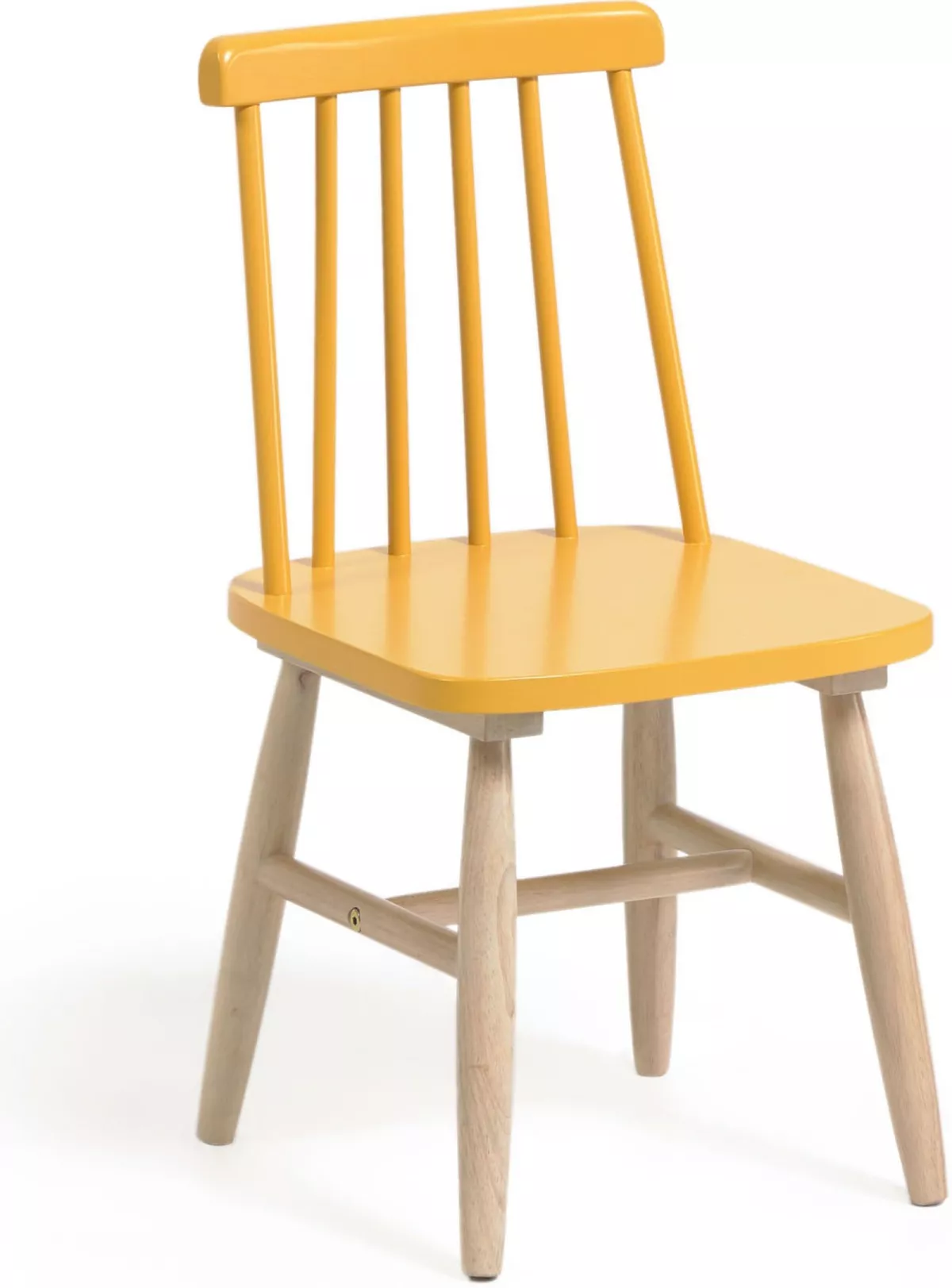 #1 - Tressia, Børne stol, solidt træ by LaForma (H: 59.5 cm. B: 29.5 cm. L: 30 cm., Sennep)