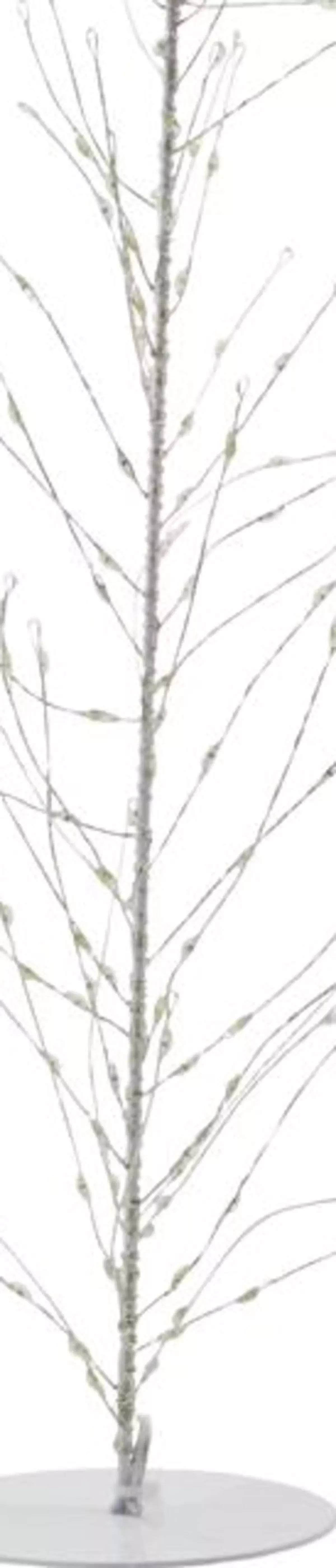 #1 - Glow, Juletræ i ståltråd by House Doctor (D: 12 cm. x H: 45 cm., Hvid)