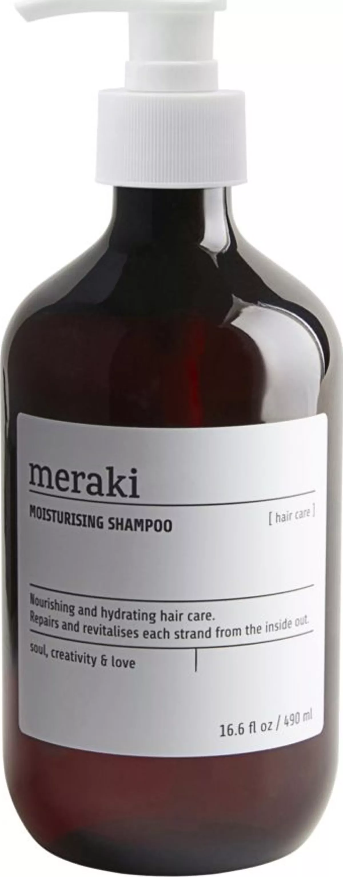 #1 - Moisturising shampoo by Meraki (D: 7 cm. x H: 19 cm., Brun/Hvid)