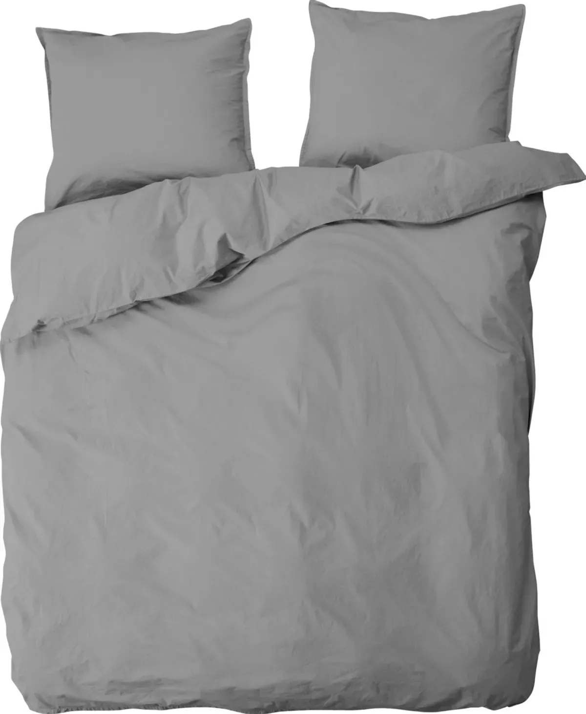 #3 - Ingrid, Dobbelt sengesæt, Økologisk bomuld by byNORD (B: 200 cm. x L: 220 cm., Thunder)